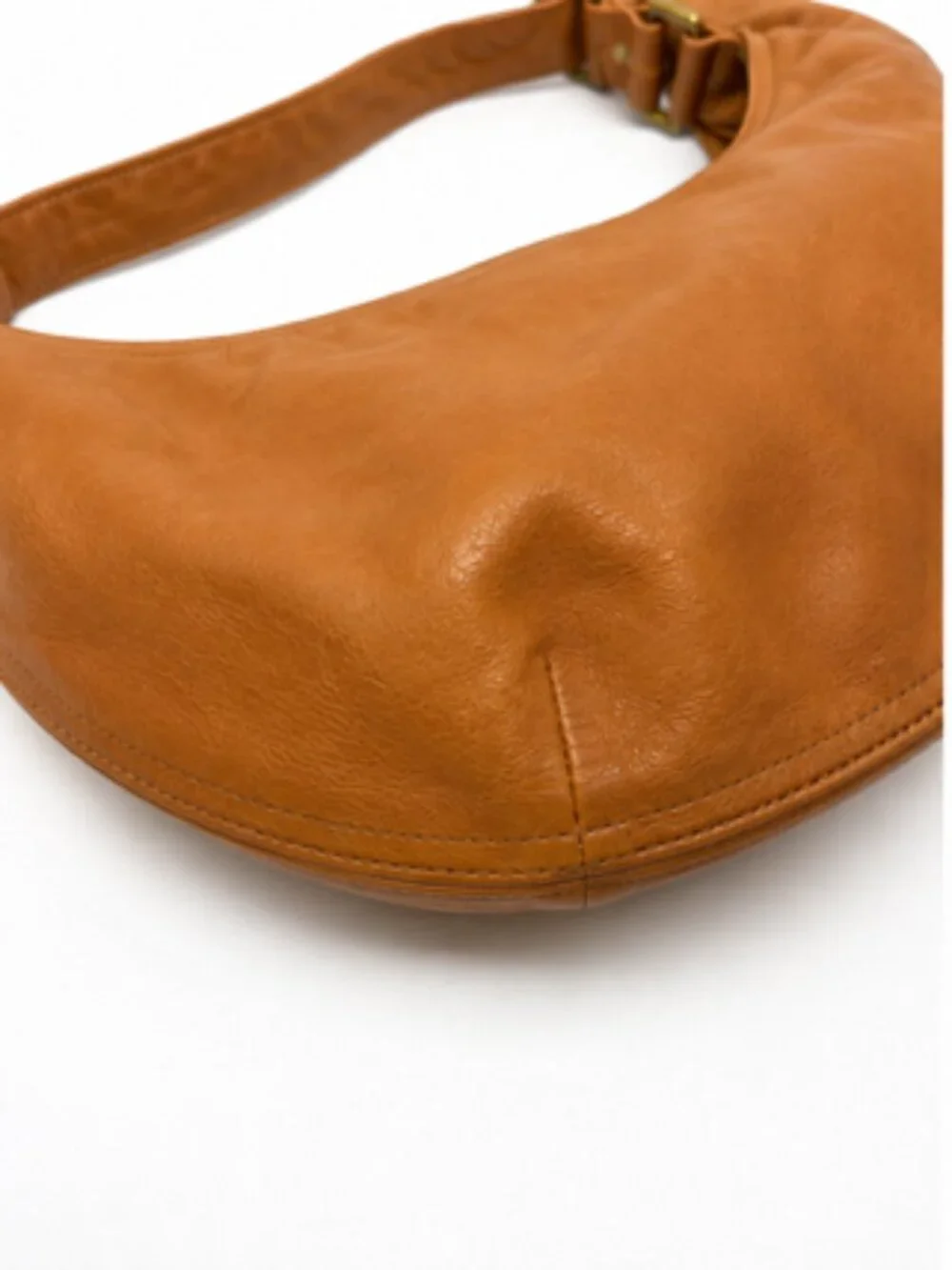 Madewell Cognac Brown Leather Hobo Shoulder Bag